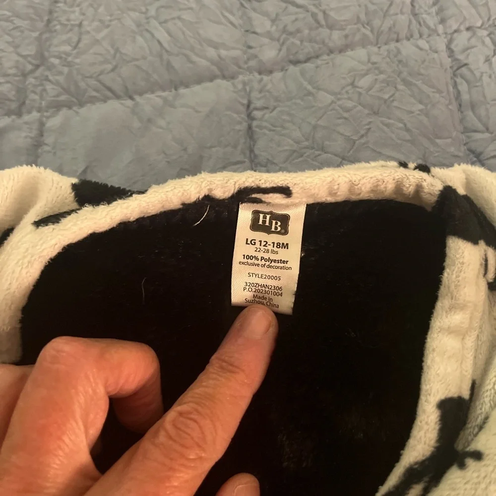 HB Moose Sleep Sack.  Size 12-18 months